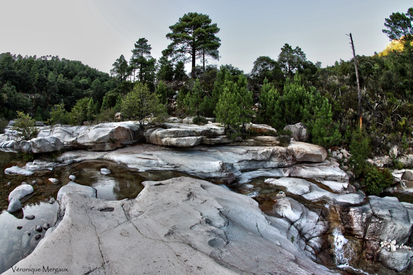 The Cavu natural pools, Sainte-Lucie de Porto-Vecchio